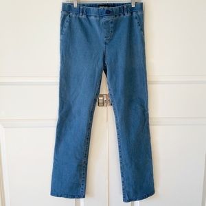 Betabrand Straight Leg Trouser Yoga Pant Jeans Size Medium
